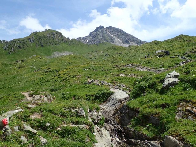Our destination: the Ahornspitze