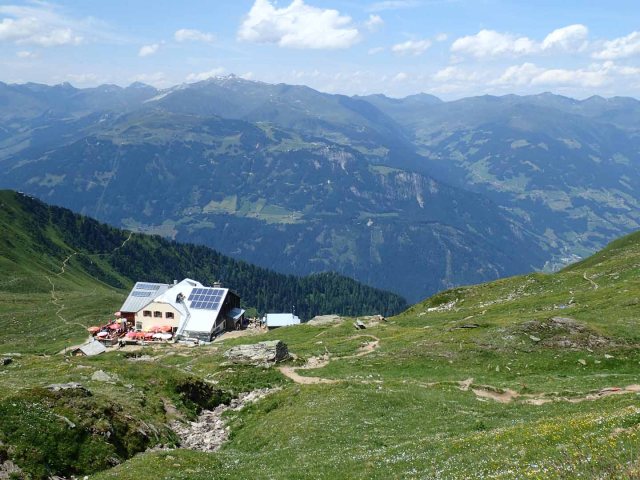 Edelhütte below