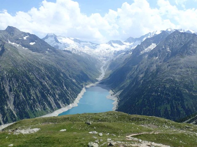 Schlegeisspeicher view from Olpererhütte